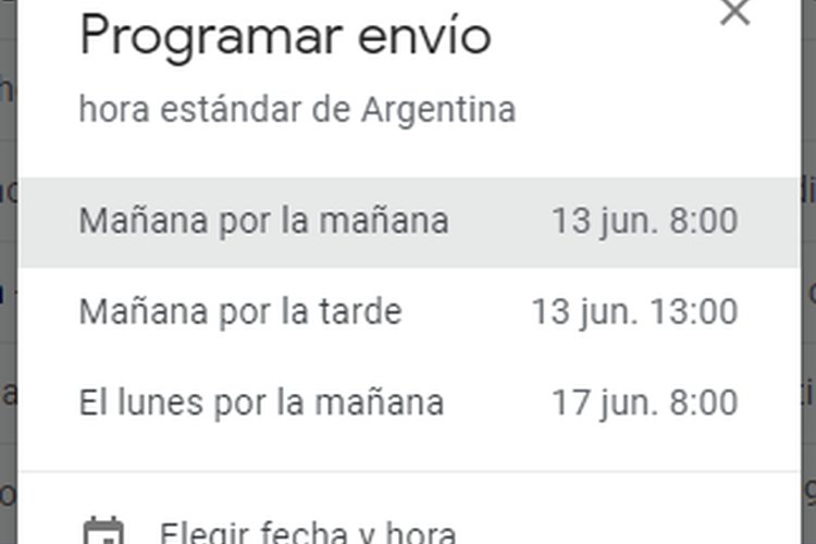 Cómo programar el envío de un correo electrónico en Gmail