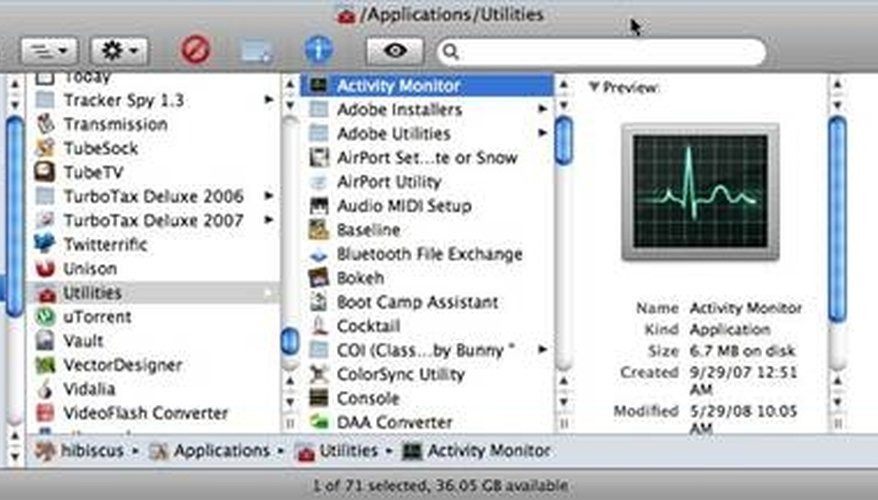 Cómo ver los procesos en ejecución en Mac OS X