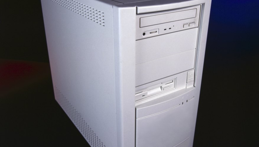 Un gabinete sólo alberga los componentes que permiten que la computadora funcione.