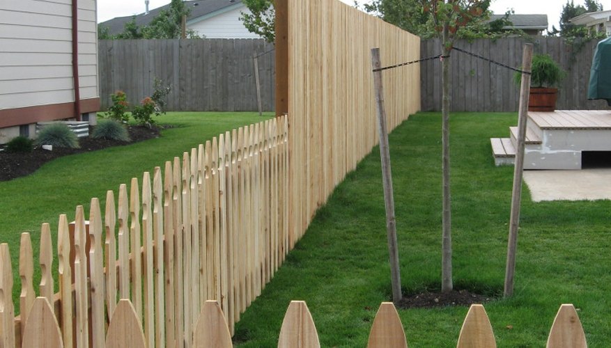 A beautiful cedar fence A beautiful cedar fence