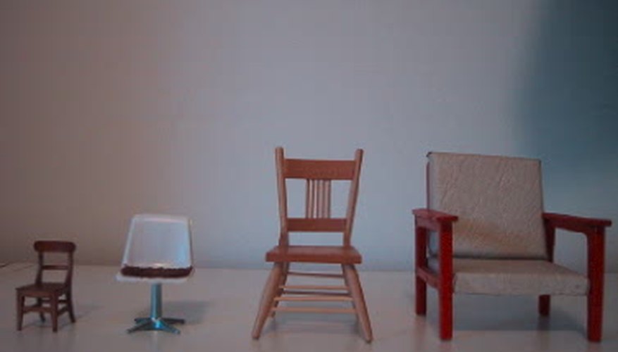 Making dollhouse furniture requires a delicate engraving tool. Making dollhouse furniture requires a delicate engraving tool.