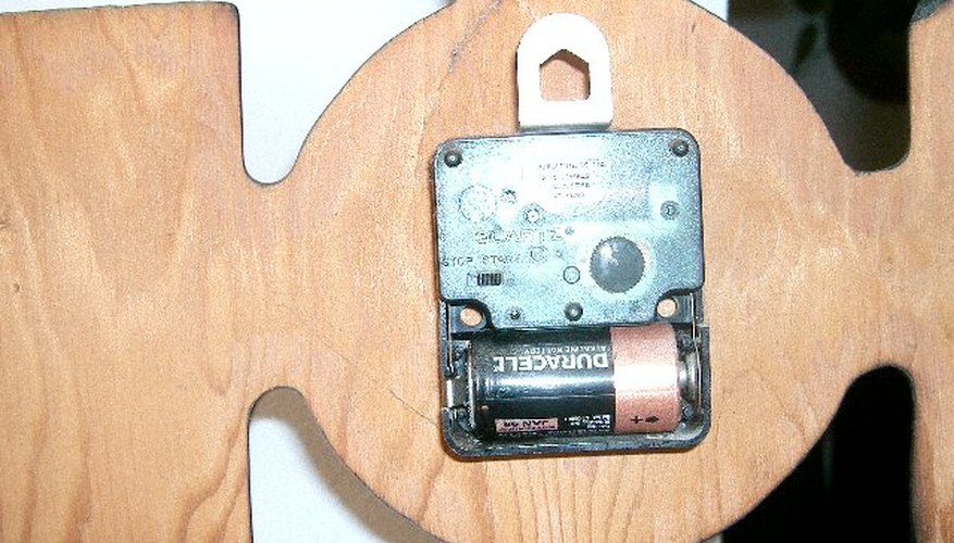 Back of Clock. Back of Clock.