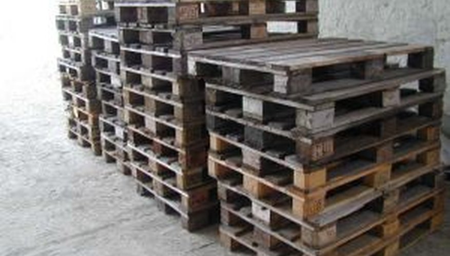 Wooden pallets can make a great ramp. Wooden pallets can make a great ramp.