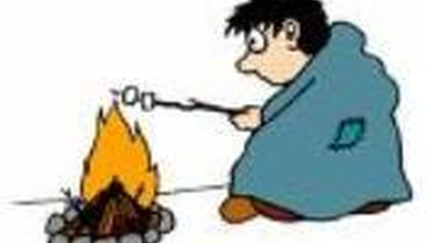 Roasting marshmallows Roasting marshmallows