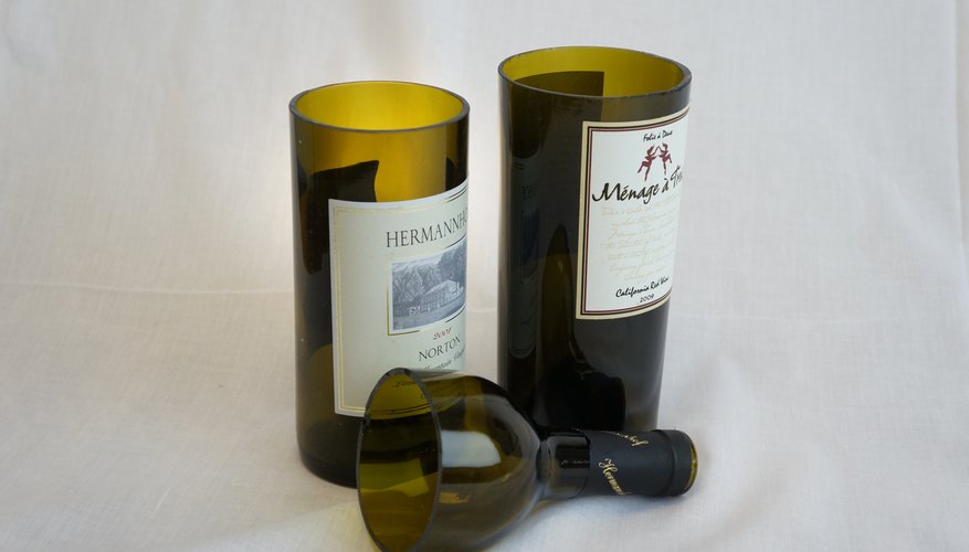 Photo Credit: Jeff Farris Bottles cut with a score and thermal shock.