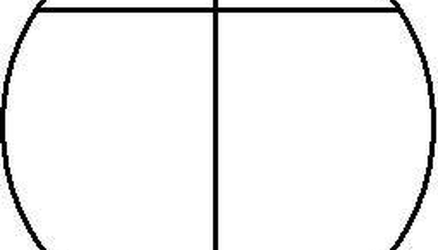 Draw two guidelines.