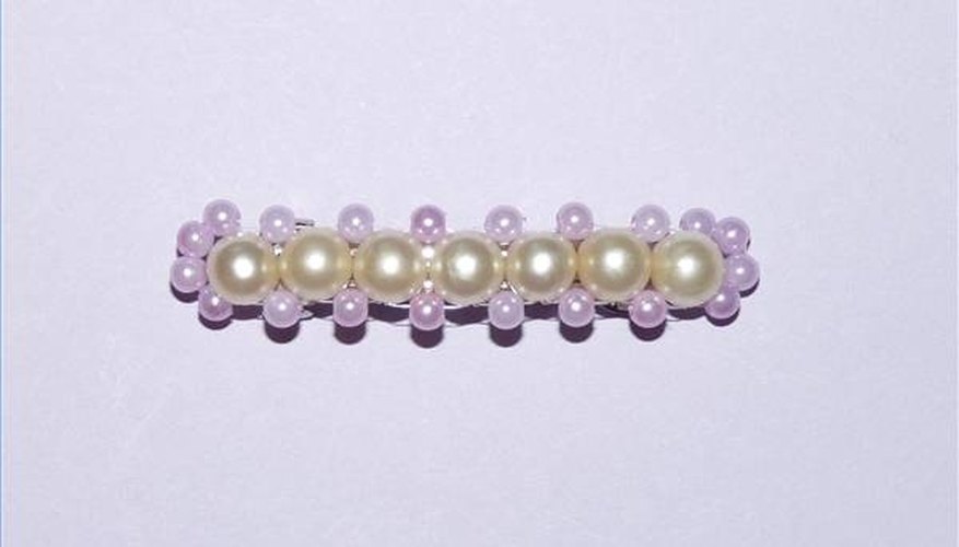 Beaded Barrette Beaded Barrette