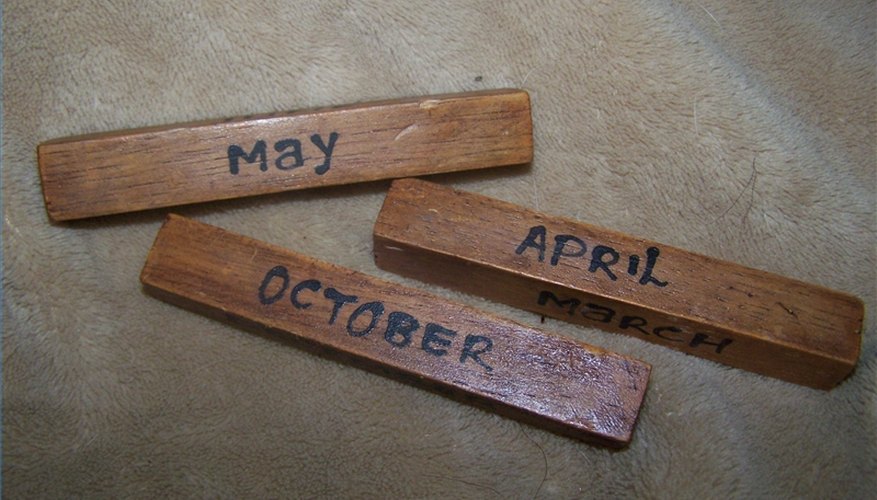 Months of the Year by Dale DeVries Months of the Year by Dale DeVries