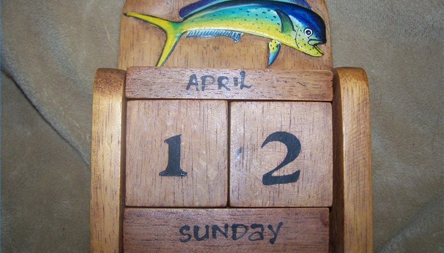 Wooden Perpetual Calendar Wooden Perpetual Calendar
