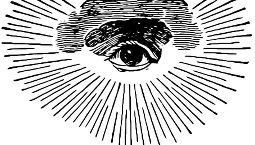 Common Eye of Providence symbol.