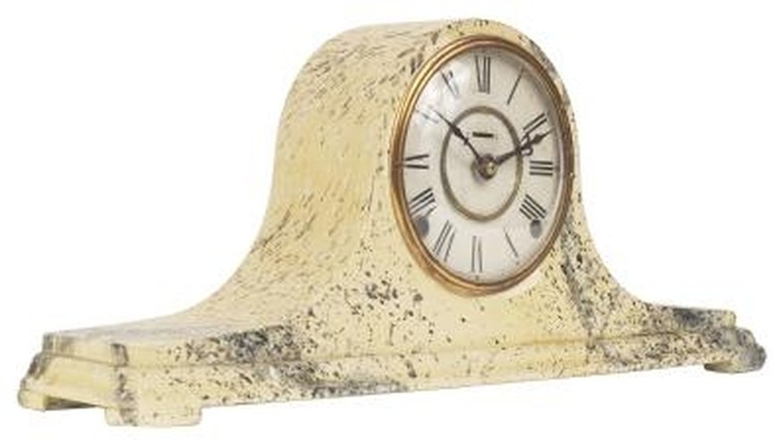 Mechanical mantel clocks require timing adjustments. Mechanical mantel clocks require timing adjustments.