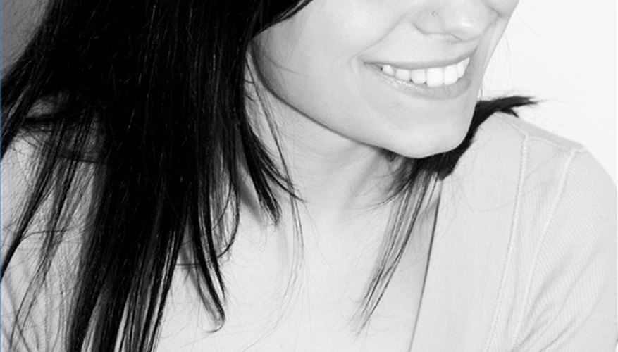 Good reference photo of long, straight hair. Image copyright: Bizior