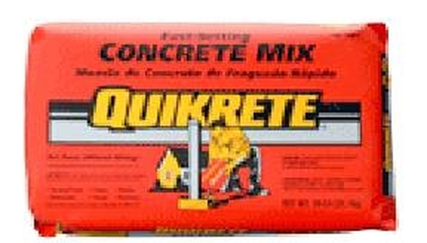 Fast-setting mix allows the concrete to cure quickly. Fast-setting mix allows the concrete to cure quickly.