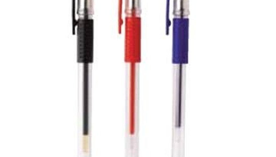 Gel pens Gel pens