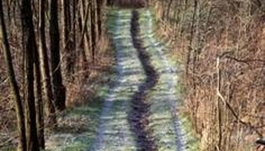 Gravel can help prevent deep rutting on a road. Gravel can help prevent deep rutting on a road.