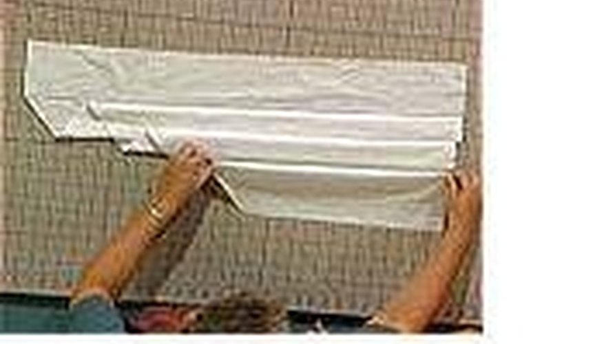 Trial pleats in jabots