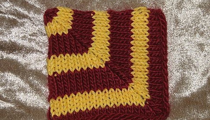 Knit Mitered Squares Knit Mitered Squares