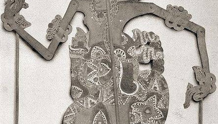 Wayang figure from Bali Wayang figure from Bali