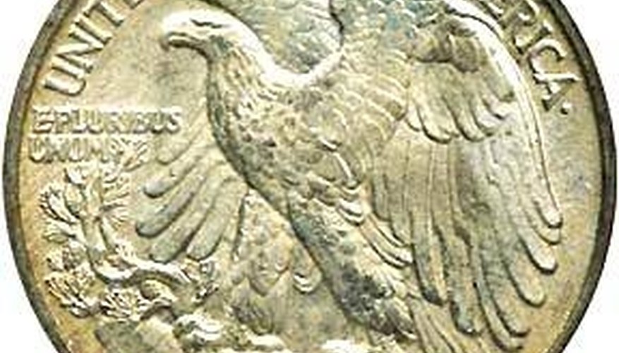 1947 Walking Liberty Half Dollar (reverse)