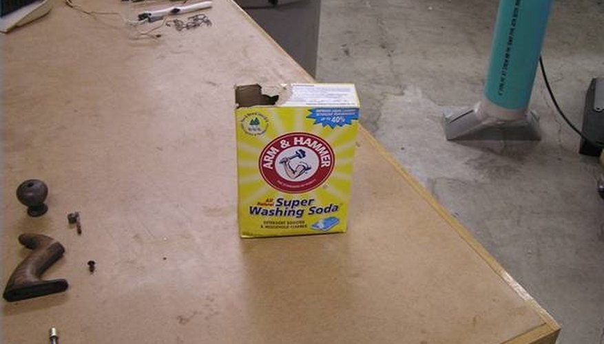 Arm & Hammer washing soda. Arm & Hammer washing soda.