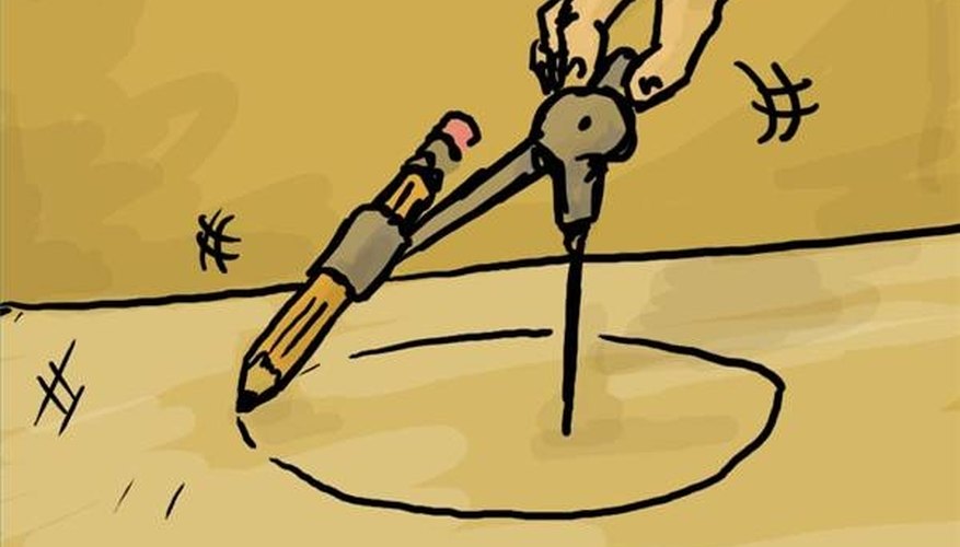 Before painting the circle, you must draw it out. Before painting the circle, you must draw it out.