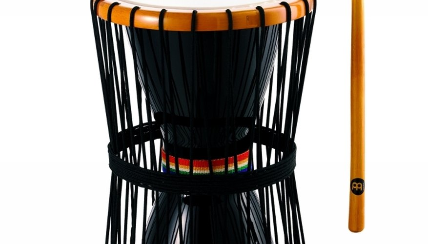 A talking drum A talking drum