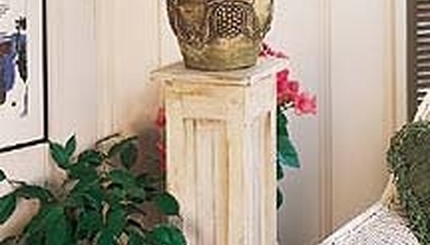Building a pedestal is a great way to display something Building a pedestal is a great way to display something