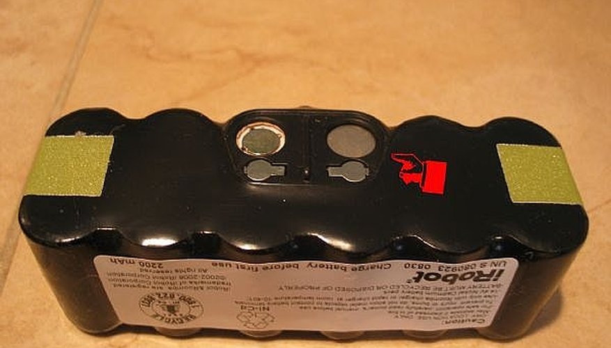Clean battery using a dry towel