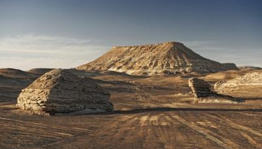 High deserts occur at thousands of feet above sea level. High deserts occur at thousands of feet above sea level.