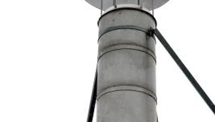 An example of a steel flue. An example of a steel flue.
