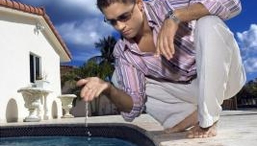 Testing your pool's pH is an important part of pool maintenance. Testing your pool's pH is an important part of pool maintenance.