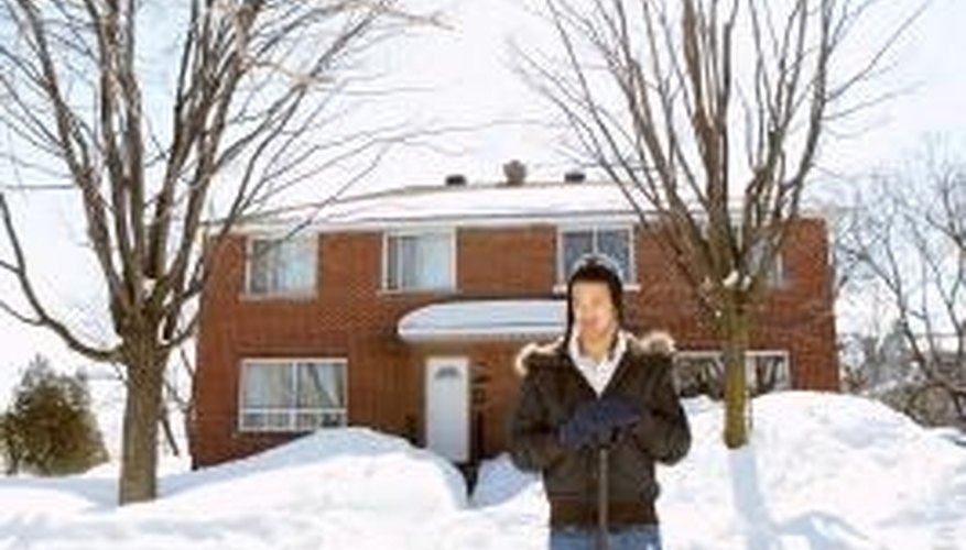 A snow blower can eliminate the need to manually shovel snow from sidewalks and driveways. A snow blower can eliminate the need to manually shovel snow from sidewalks and driveways.