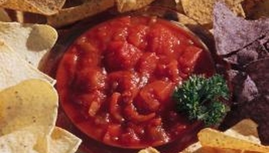 Guajillo peppers are often used in salsa. Guajillo peppers are often used in salsa.
