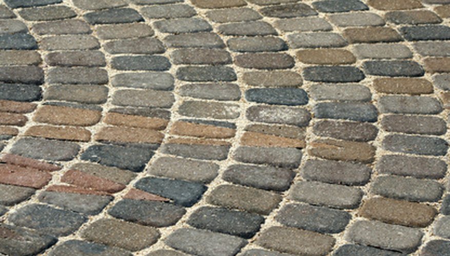 Brick pavers set in sand Brick pavers set in sand