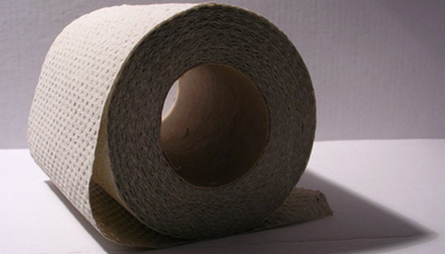 Photo Credit: toilet paper image by martini from <a href='http://www.fotolia.com'>Fotolia.com</a> Use an empty toilet paper roll to make a kaleidoscope craft.