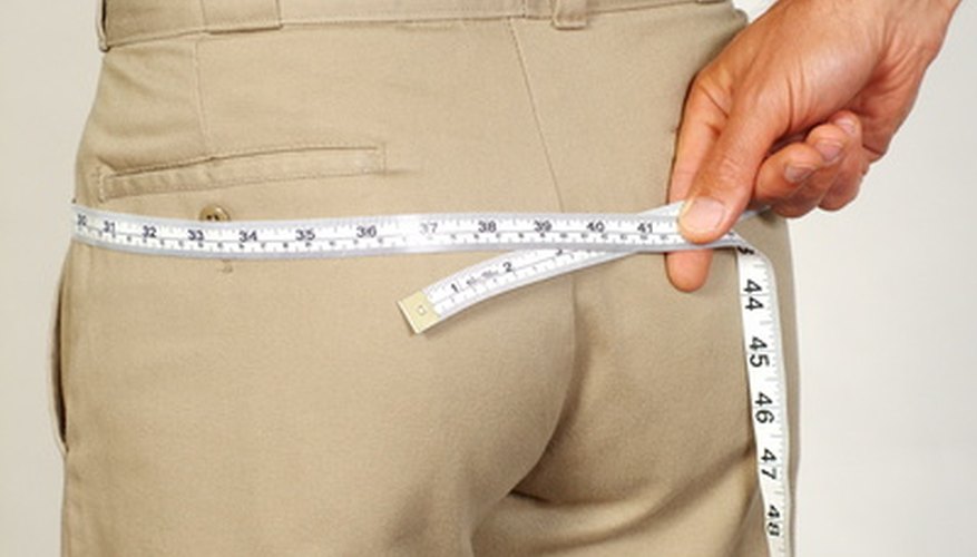 Photo Credit: butt measurement image by msw from <a href='http://www.fotolia.com'>Fotolia.com</a> The buttocks come in many shapes and sizes, so play around with the clay until you achieve a shape you are happy with.