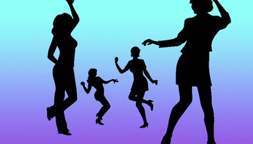 Photo Credit: discoteca image by caironbohemio from <a href='http://www.fotolia.com'>Fotolia.com</a> Look at those knees.