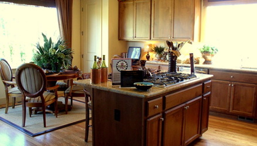 Use common items to establish round cabinet door corners. Use common items to establish round cabinet door corners.