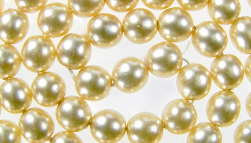 The silk cord that holds pearls together deteriorates over time. The silk cord that holds pearls together deteriorates over time.