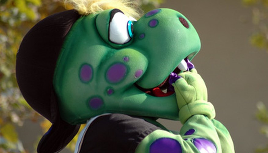 Photo Credit: mascot image by Clarence Alford from <a href='http://www.fotolia.com'>Fotolia.com</a> Find a picture of the college mascot on campus.