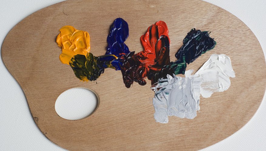 Oil paints consist of at least pigment, oil as binder and filler. Oil paints consist of at least pigment, oil as binder and filler.