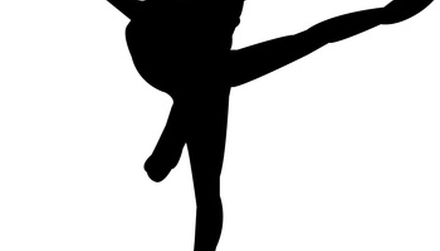 First arabesque en pointe First arabesque en pointe