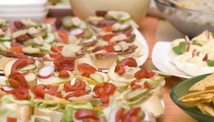 Keep party guests occupied with food and fun games. Keep party guests occupied with food and fun games.