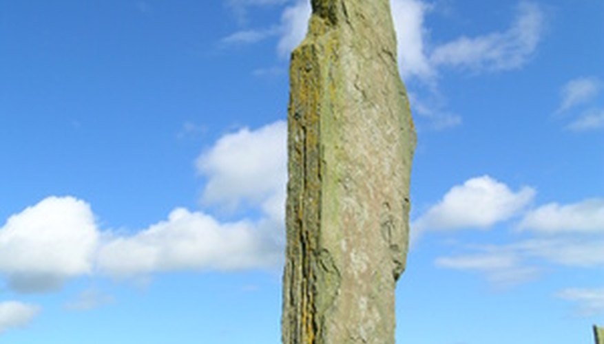 Photo Credit: neolithic slab image by David Woods from <a href='http://www.fotolia.com'>Fotolia.com</a> Find a design plan for a table