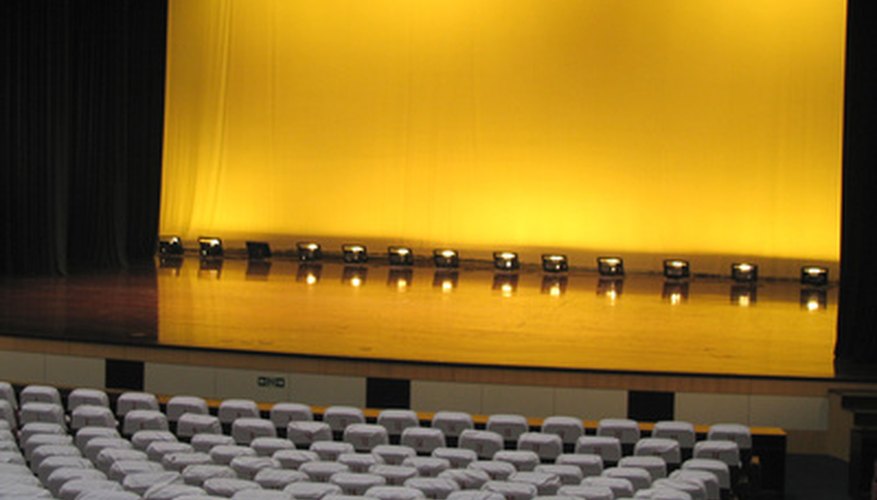 Proscenium stages are the most common in Western theaters. Proscenium stages are the most common in Western theaters.