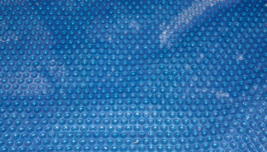 The bubbles on a solar cover should always face downwards. The bubbles on a solar cover should always face downwards.