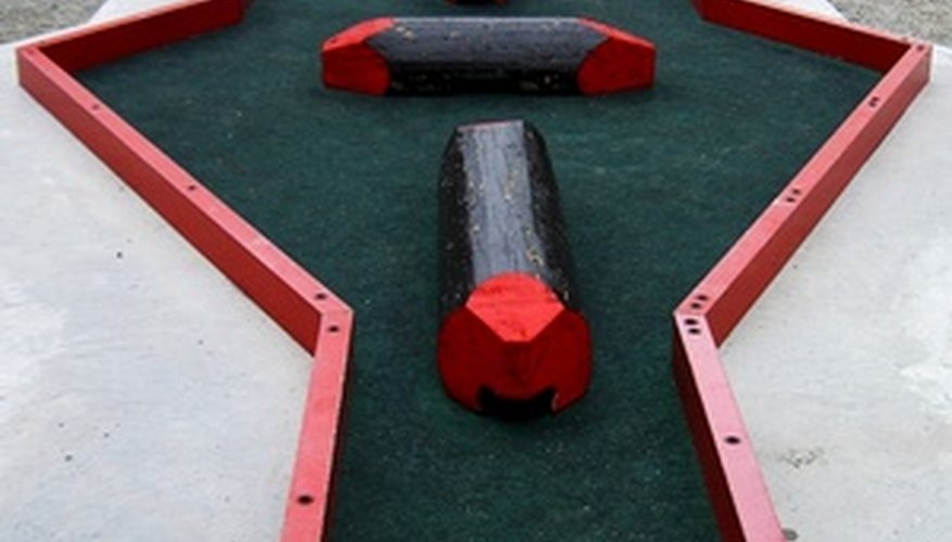 Build your own indoor golf holes. Build your own indoor golf holes.