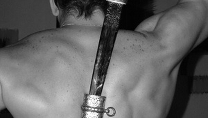 Damascus steel was used to make swords. Damascus steel was used to make swords.