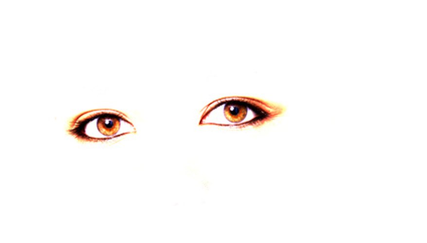 Photo Credit: eyes on you image by NorthShoreSurfPhotos from <a href='http://www.fotolia.com'>Fotolia.com</a> Painted eyes are more difficult than inlaid eyes as they require plenty of detail.