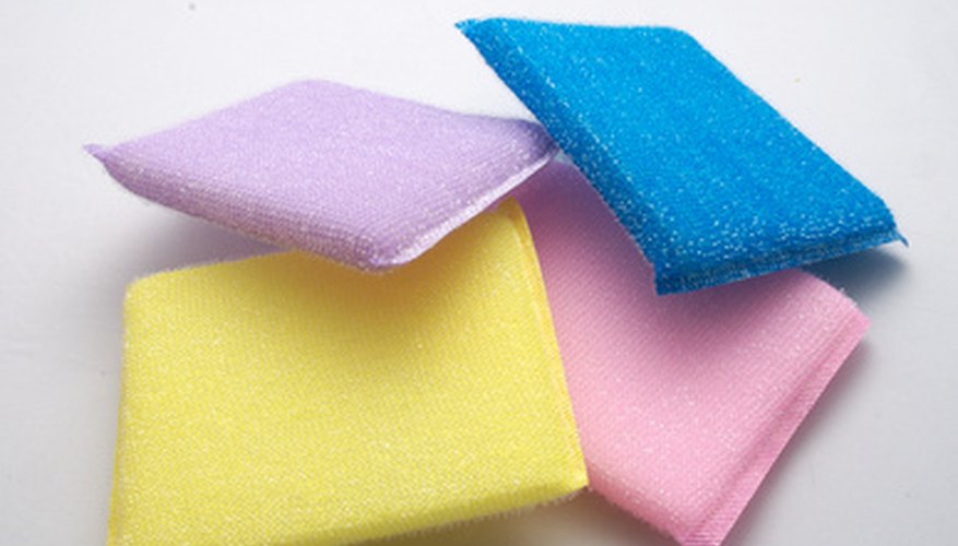 Replace your store-bought scrubbers with inexpensive crocheted nylon net pads. Replace your store-bought scrubbers with inexpensive crocheted nylon net pads.
